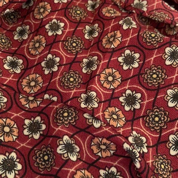 Max studio RUFFLE CREPE WRAP DRESS SIZE MEDIUM - Picture 6 of 8